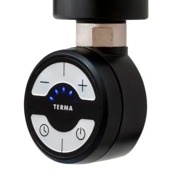 TVS Design EL 300 radiator thermostaat met timer zwart 300W Gratis Retour