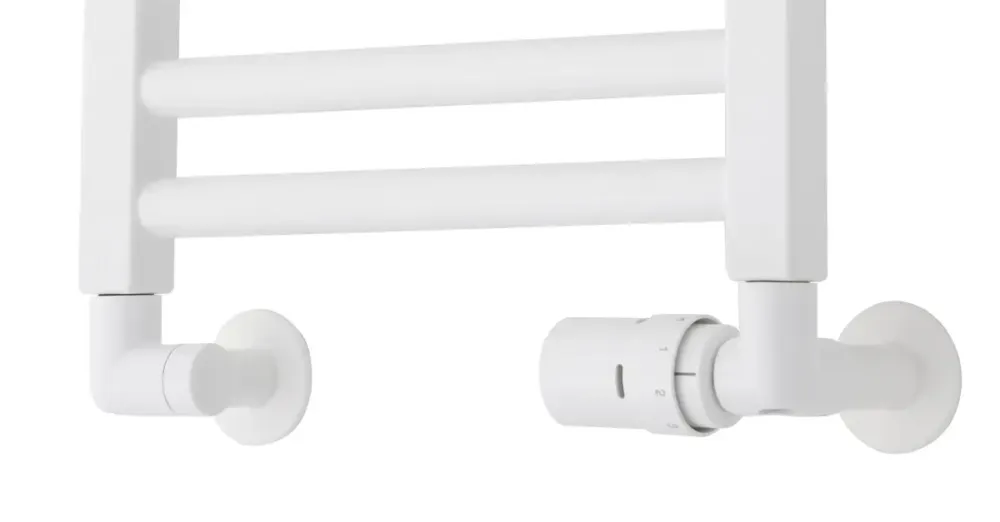 TVS Design Valves 120 aansluitset haaks rechts wit Betaalbaar