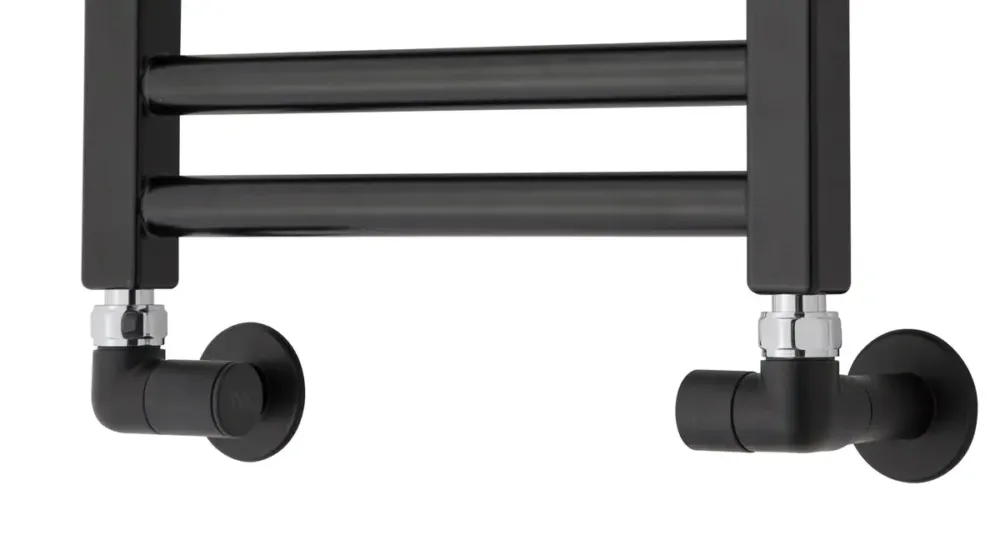 Actieprijs TVS Design Valves 150 aansluitset haaks zwart
