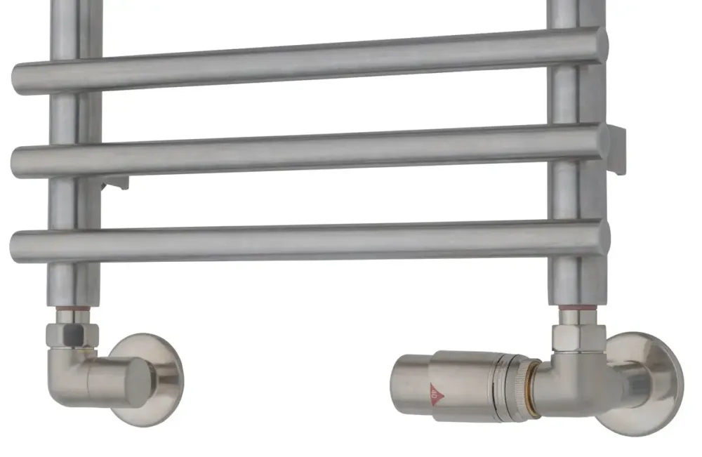 TVS Design Valves 220 aansluitset haaks rechts RVS Gereduceerde Prijs