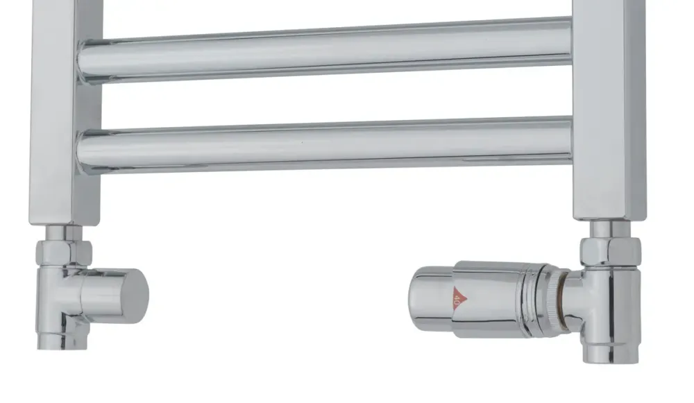 TVS Design Valves 210 aansluitset recht chroom Snelle Levering