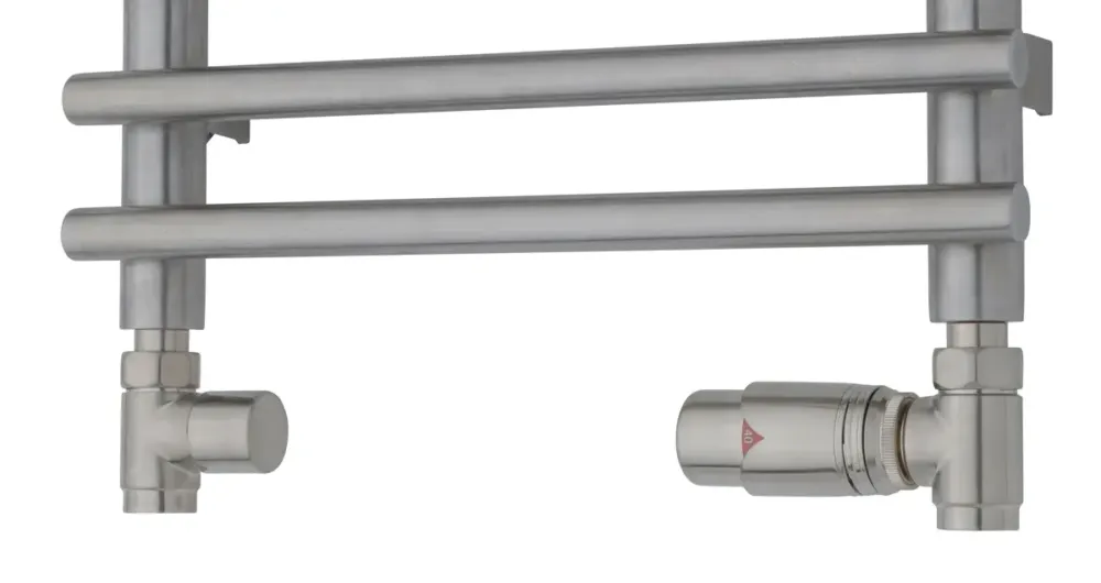 TVS Design Valves 210 aansluitset recht RVS Nieuw