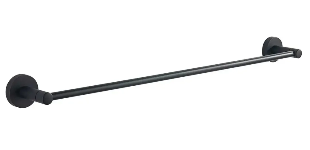 Hete Deal Aqualine Samba handdoekhouder 64cm zwart