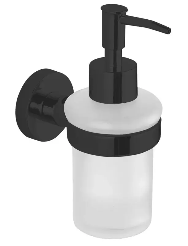 Aqualine Samba zeepdispenser zwart Goedkoop
