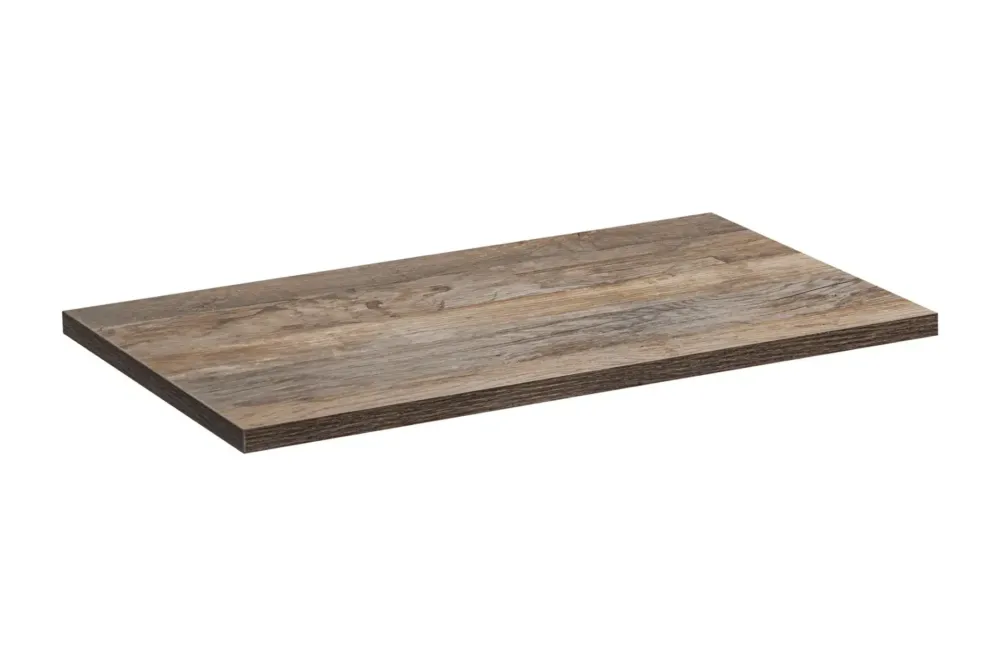 Meest Verkocht Comad Santa Fe FSC wastafel toppaneel 180cm bruin eiken