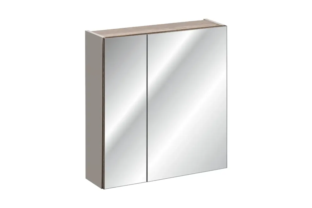 Superprijs Comad Santa Fe FSC spiegelkast 60cm taupe eiken