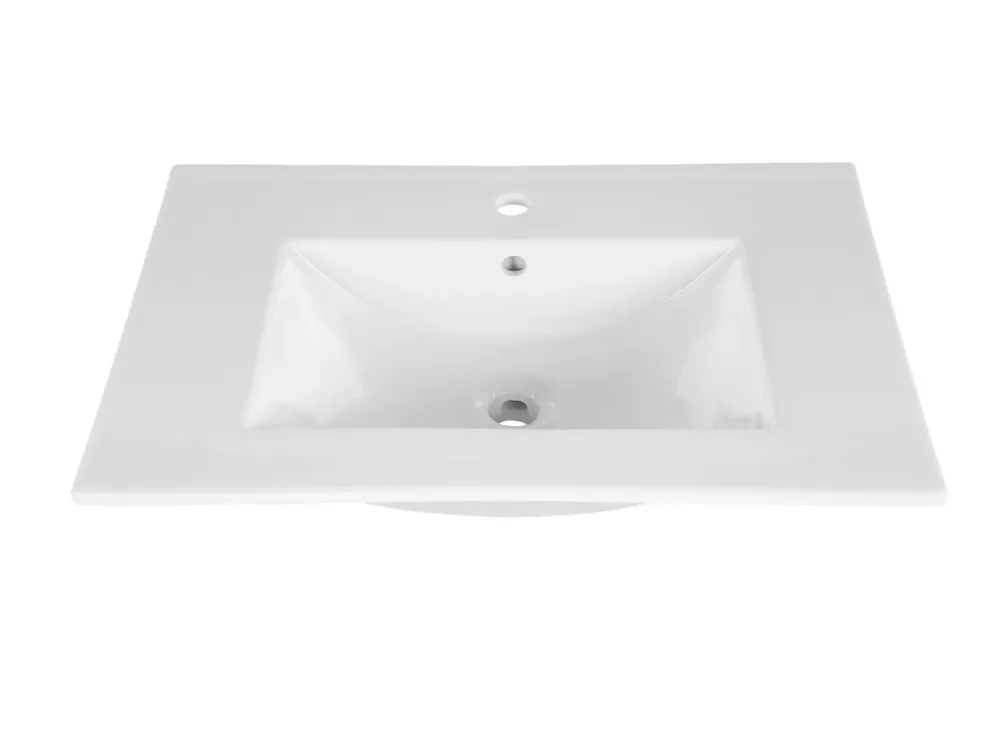 Comad Lava keramische wastafel 81x46cm wit glans Shop Nu
