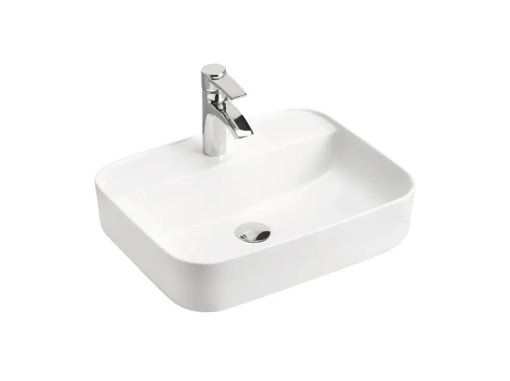 Alleen Vandaag Comad Magic keramische opbouw wastafel 51x40cm wit glans