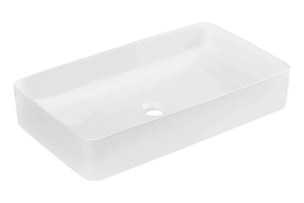 Bestel Nu Comad Slim keramische opbouw wastafel 61x34cm wit