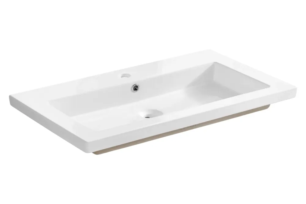 Comad Spirit keramische wastafel 81x46cm wit glans Gecertificeerd