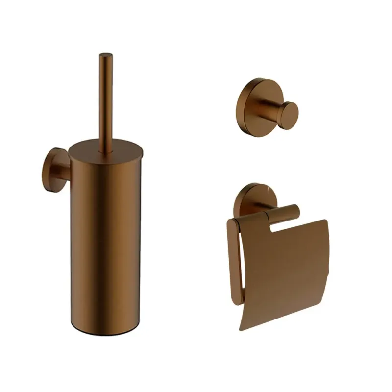Express Levering Mueller Hilton toiletaccessoiresset geborsteld brons