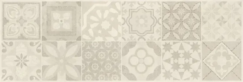 Tegelsample Jabo Arkety wandtegel decor bone 40x120 gerectificeerd Seizoensaanbieding