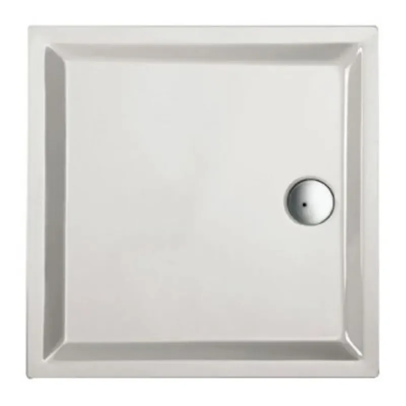 Direct Verzonden SCHADEMODEL Plieger Liberty douchebak vierkant 100x100x4cm wit
