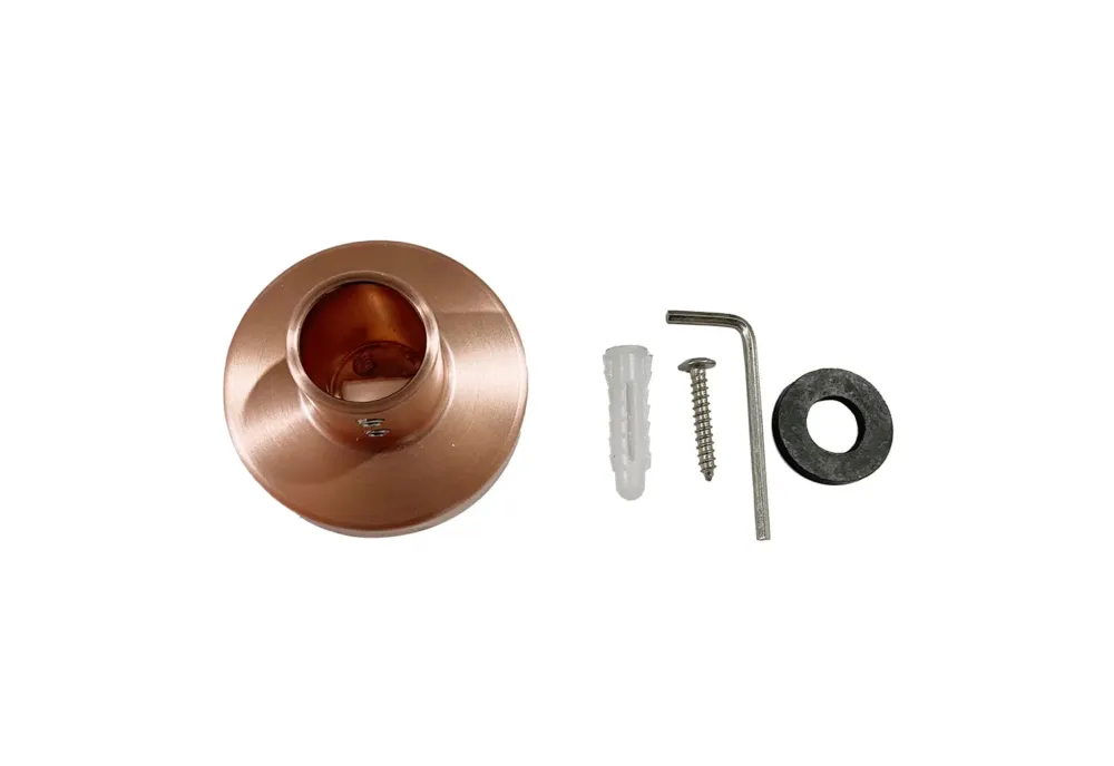 Alleen Vandaag Saniclear Copper muurbevestiging regendouche