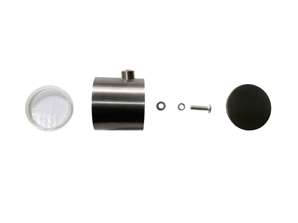 Betaalbaar Saniclear Iron temperatuurknop tbv badkraan & regendouche opbouw