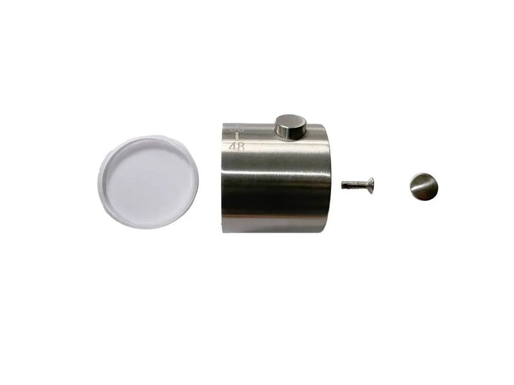 Merkproduct Saniclear Exclusive temperatuurknop tbv badkraan & regendouche opbouw