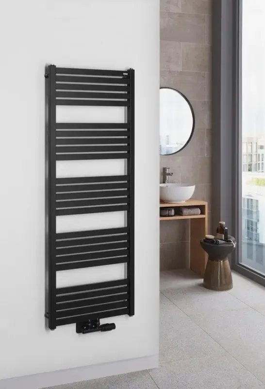 Merkproduct Sapho Grunt radiator 133x50cm 611W zwart mat
