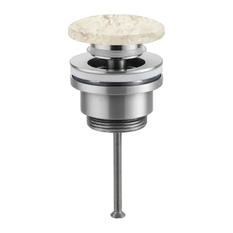 Flitsaanbieding Saniclear White Travertin afvoerplug