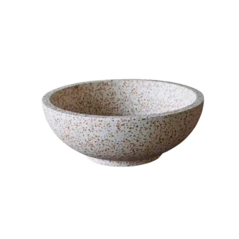 Differnz Lauren waskom 40cm terrazzo bruin/beige Korting