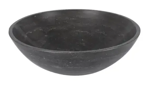 Meest Verkocht Differnz Lime waskom 40cm kalksteen zwart