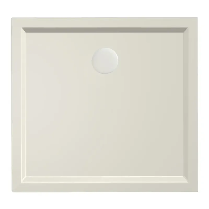 Xenz Mariana Plus rechthoekige douchebak acryl 80x75cm pergamon Koop Vandaag