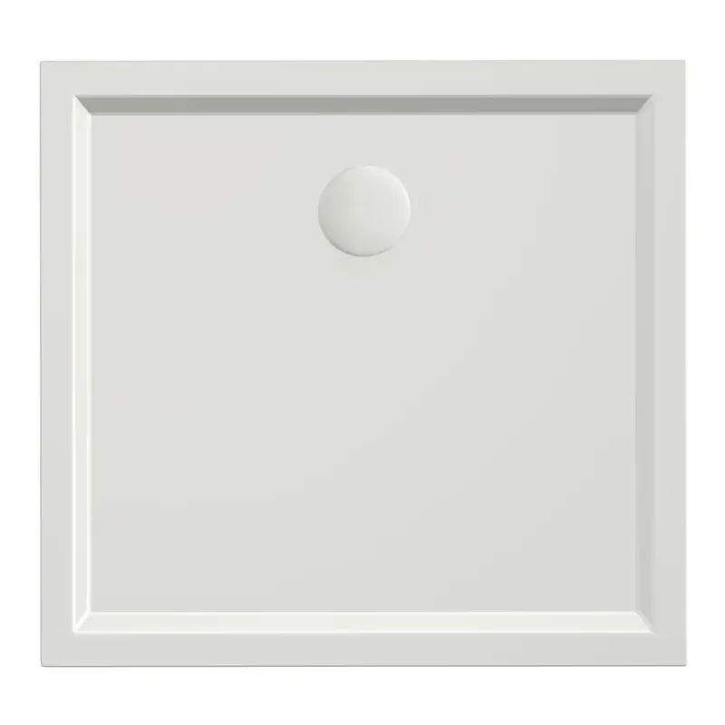 Lage Kosten Xenz Mariana Plus rechthoekige douchebak acryl 80x75cm wit mat
