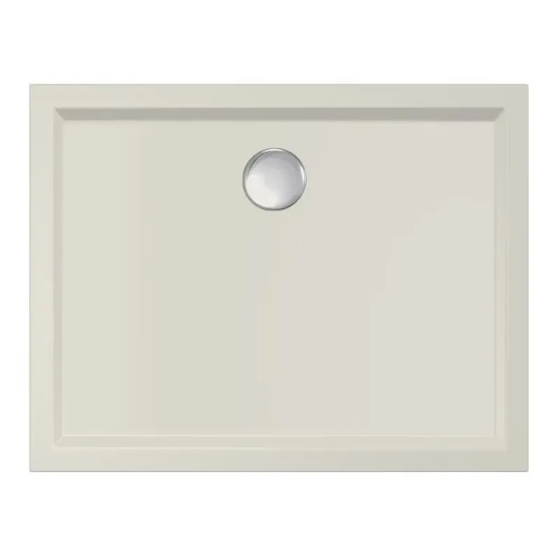 Xenz Mariana Plus rechthoekige douchebak acryl 90x70cm pergamon Aanbieding