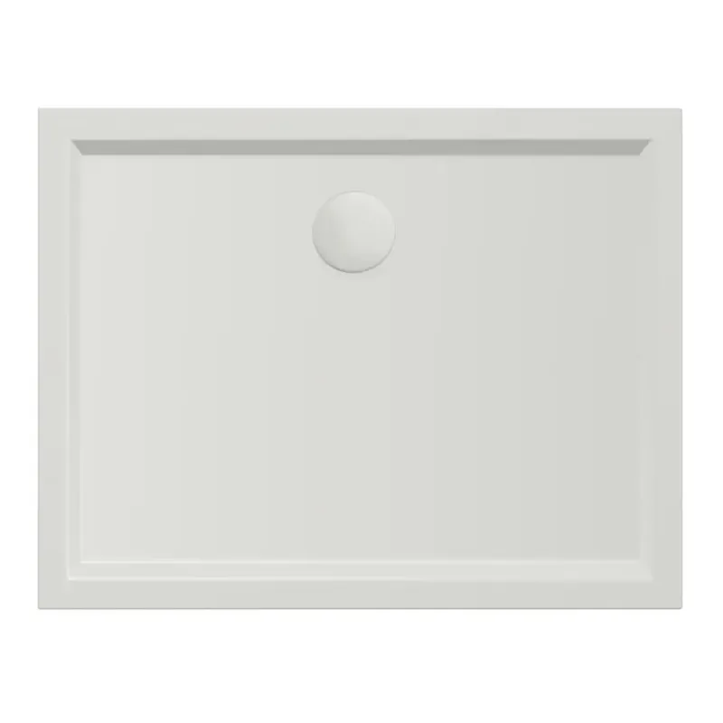 Xenz Mariana Plus rechthoekige douchebak acryl 90x70cm wit mat Laatste Kans