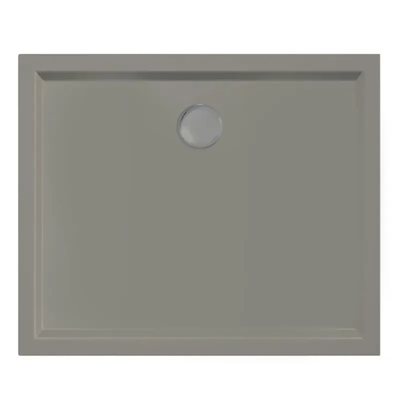 Hete Deal Xenz Mariana Plus rechthoekige douchebak acryl 90x75cm cement