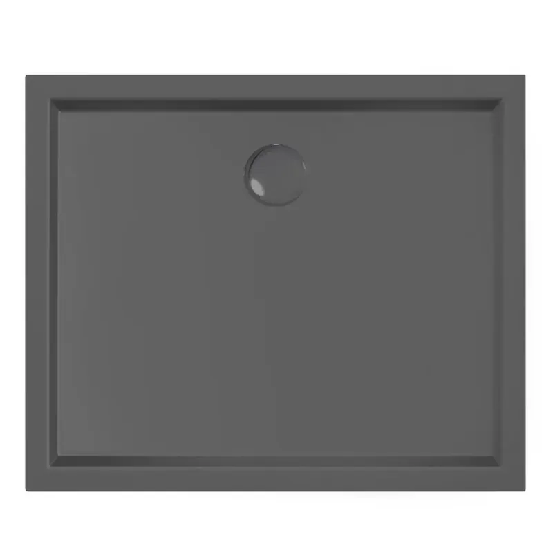 Uitverkoop Xenz Mariana Plus rechthoekige douchebak acryl 90x75cm zwart mat