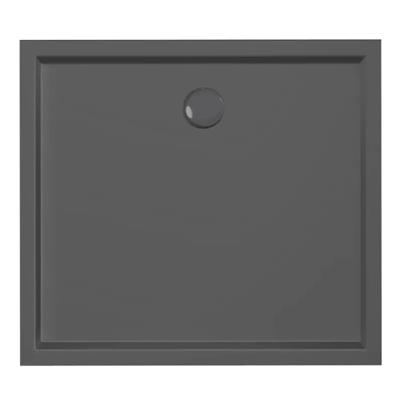 Hete Deal Xenz Mariana Plus rechthoekige douchebak acryl 100x90cm zwart mat