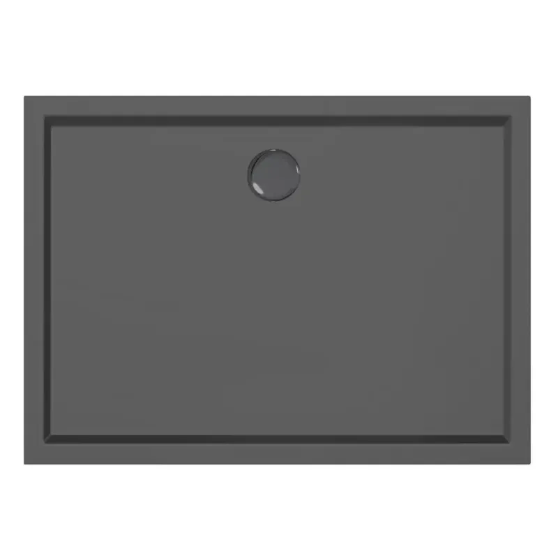 Flitsaanbieding Xenz Mariana Plus rechthoekige douchebak acryl 110x80cm zwart mat