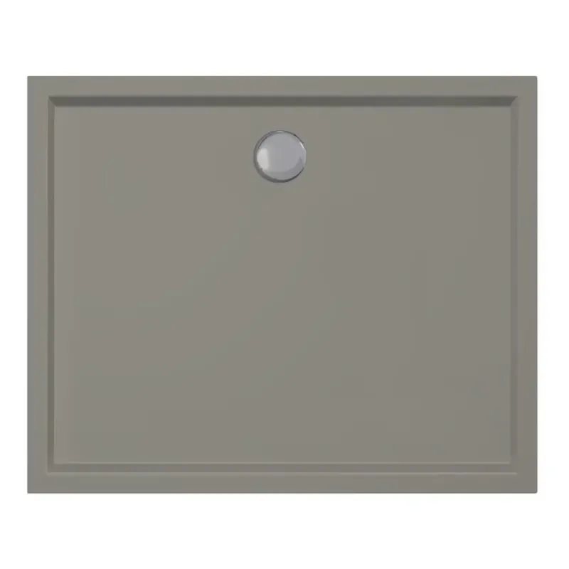 Dagaanbieding Xenz Mariana Plus rechthoekige douchebak acryl 110x100cm cement