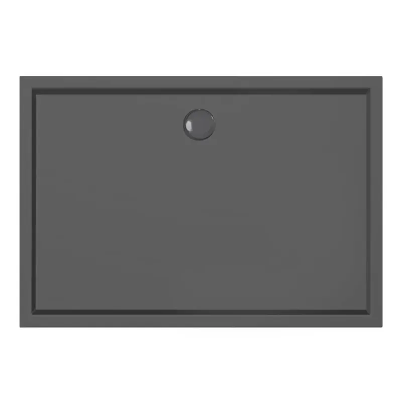 Xenz Mariana Plus rechthoekige douchebak acryl 130x90cm zwart mat Hoge Kwaliteit