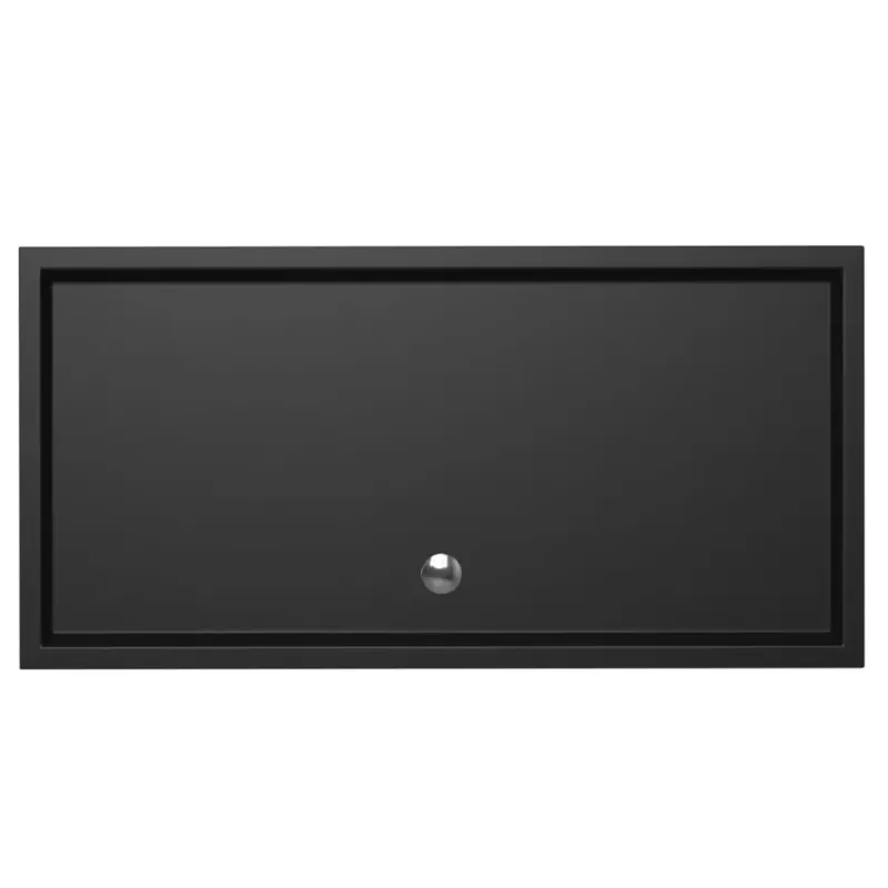 Xenz Mariana Plus rechthoekige douchebak acryl 160x80cm zwart mat Hete Deal