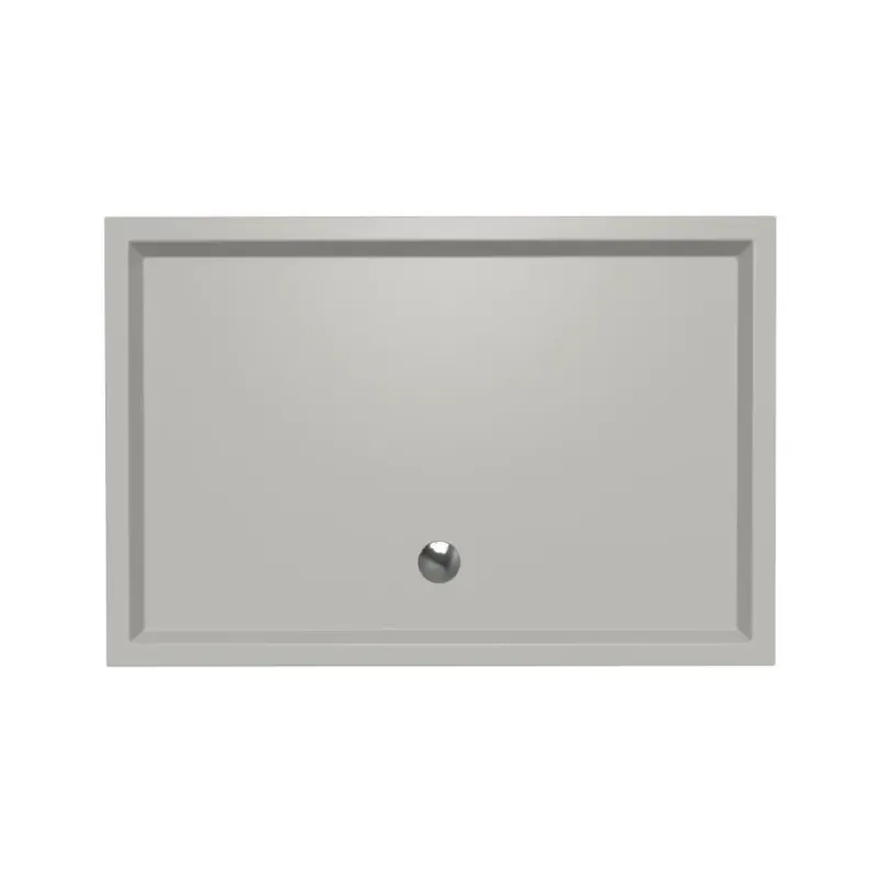 Dagaanbieding Xenz Mariana Plus rechthoekige douchebak acryl 160x100cm cement