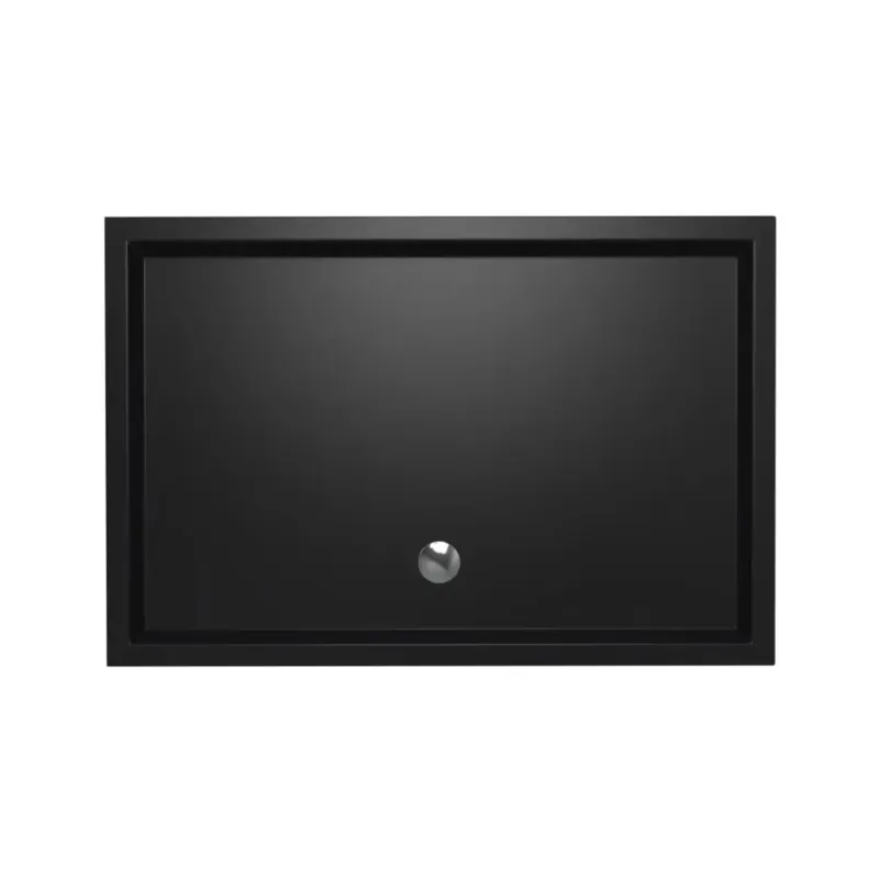 Xenz Mariana Plus rechthoekige douchebak acryl 160x100cm zwart mat Exclusieve Aanbieding