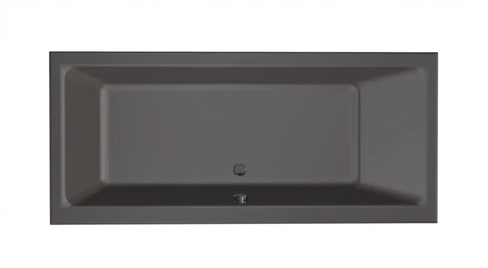 Xenz Kristal ligbad acryl 180x80x45cm antraciet Veilige Betaling