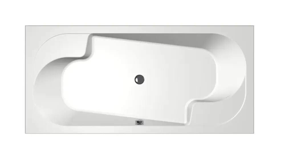 Populair Xenz Parel ligbad acryl 190x90x45cm wit glans