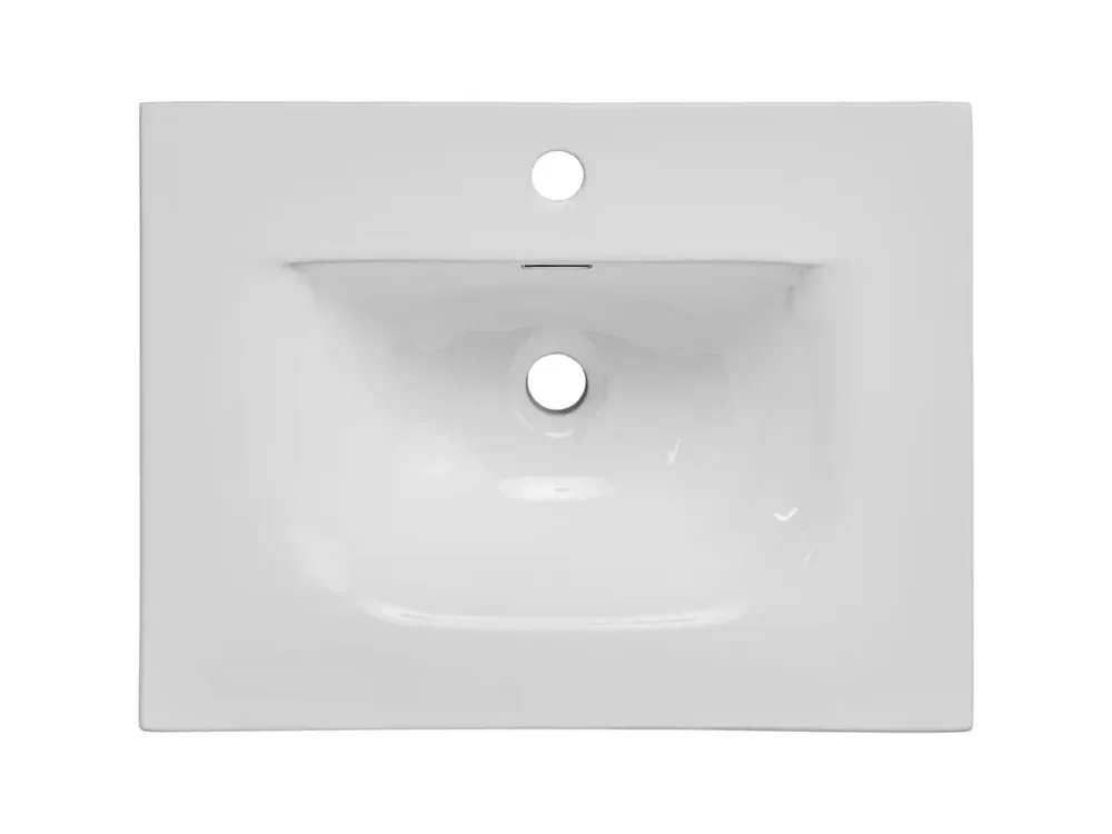 Veilige Betaling Comad Sky keramische wastafel 60cm wit glans