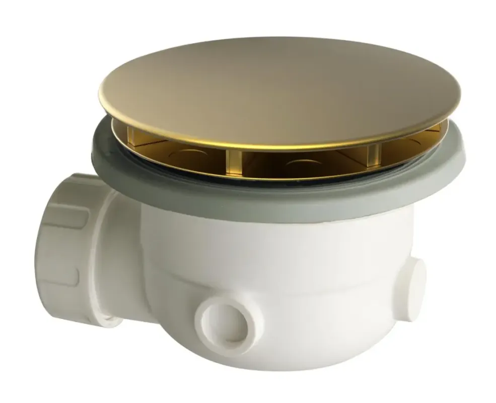 Alleen Vandaag Xenz luxe douchebakafvoer 90mm goud mat