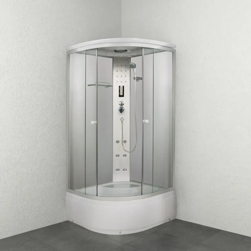 Actieprijs Badstuber PR55 complete douchecabine met thermostaatkraan 90x90x205cm